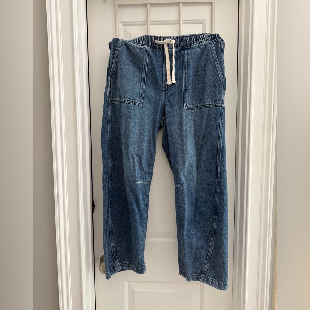 GAP Pull On Barrel Jeans